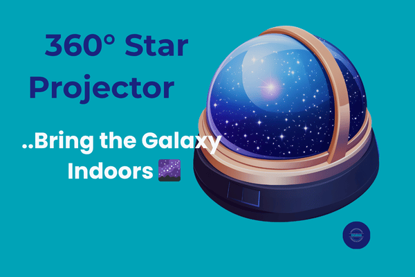 360° star projector device , that can project multicolor star patterns onto a dark wall background for calm and relaxing atmosphere for better sleep